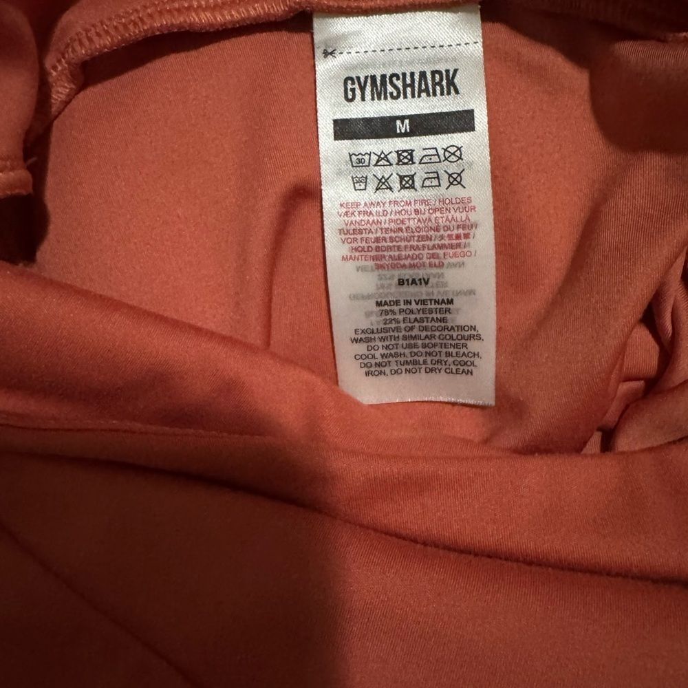 Gymshark Burnt Orange Leggings - Picture 3 of 4